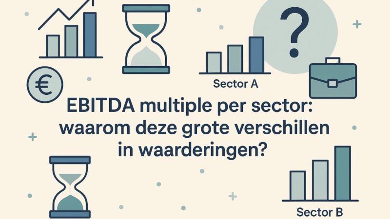 EBITDA multiple per sector: waarom deze grote verschillen in waarderingen?