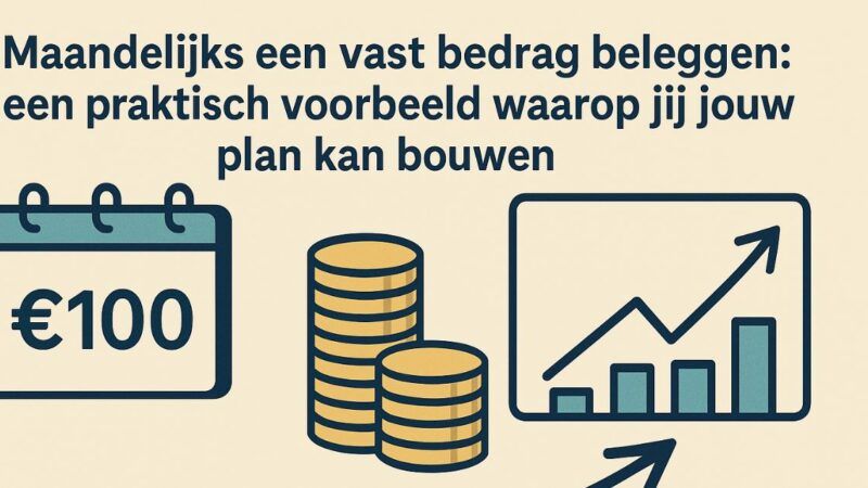 Maandelijks een vast bedrag beleggen: een praktisch voorbeeld waarop jij jouw plan kan bouwen