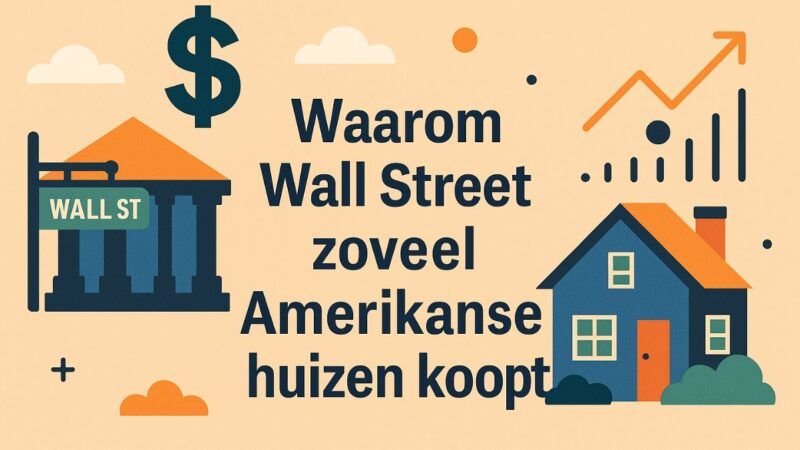 Waarom Wall Street zoveel Amerikaanse huizen koopt
