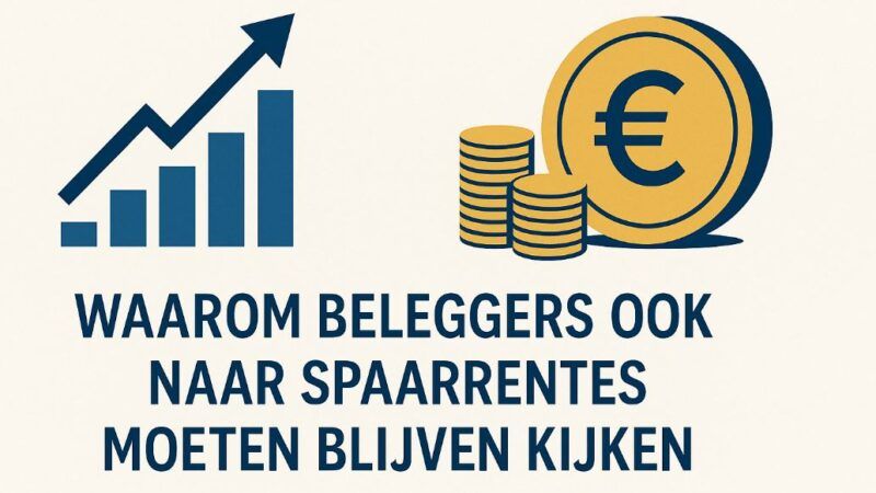 Waarom beleggers ook naar spaarrentes moeten blijven kijken