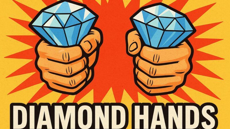 Diamond hands: een leuk concept, maar niet noodzakelijk goed voor de belegger
