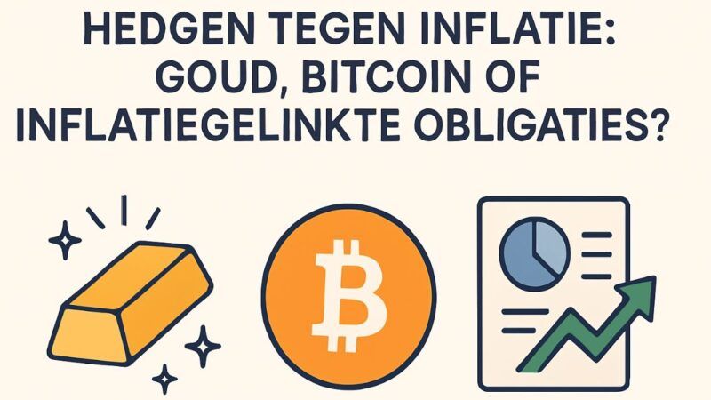 Hedgen tegen inflatie: goud, bitcoin or inflatiegelinkte obligaties?