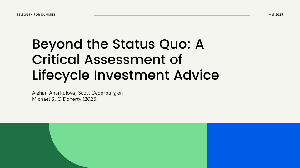 Beyond the Status Quo