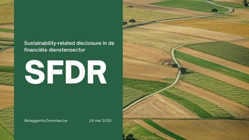 SFDR: Sustainability-related disclosure in de financiële dienstensector