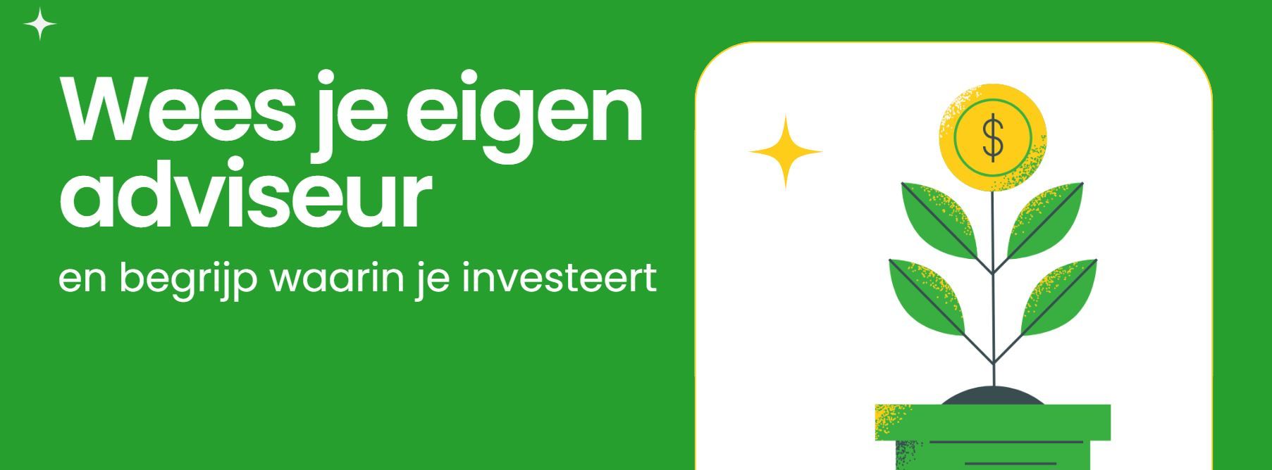 Wees je eigen adviseur en begrijp waarin je investeert