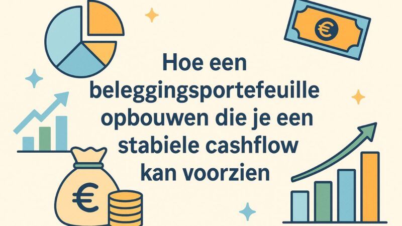 Hoe een beleggingsportefeuille opbouwen die je een stabiele cashflow kan voorzien