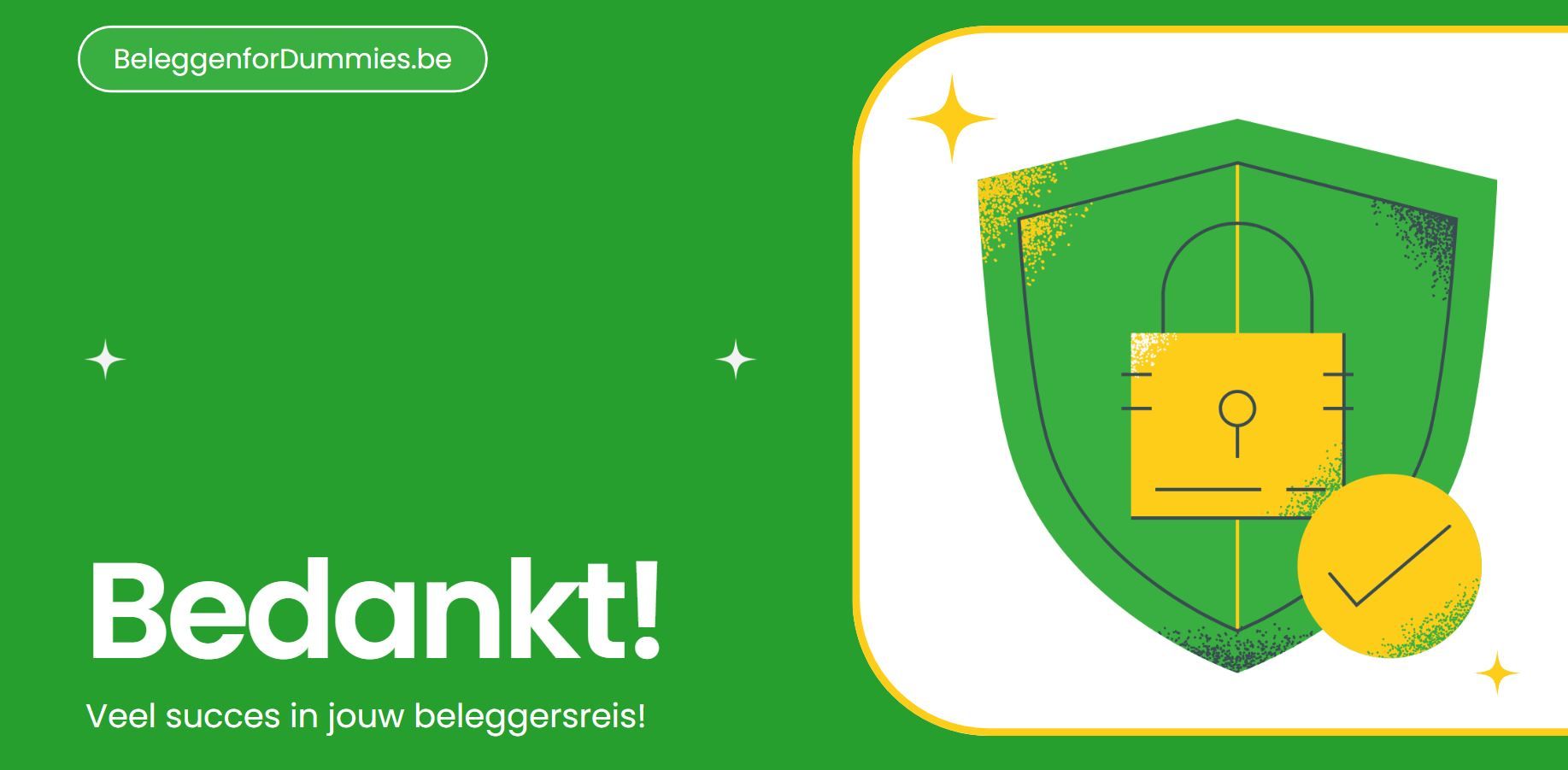 gouden regels beleggen bedankt