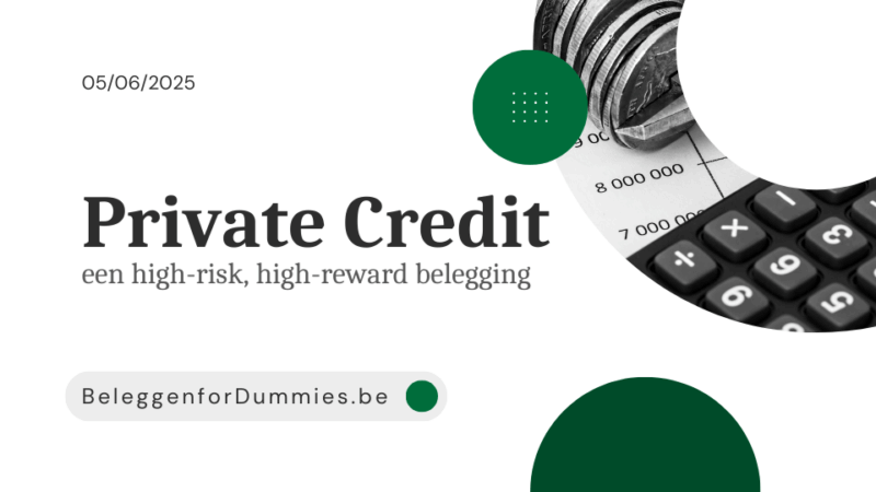 Private credit: een high-risk, high-reward belegging