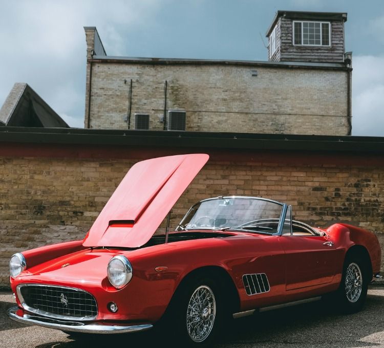 oldtimer ferrari belegging