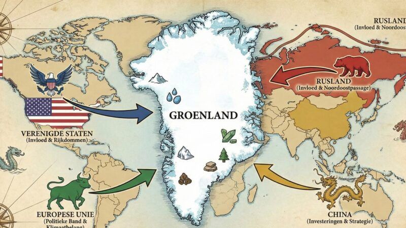Europese defensieaandelen stijgen fors door oplopende spanningen rond Groenland